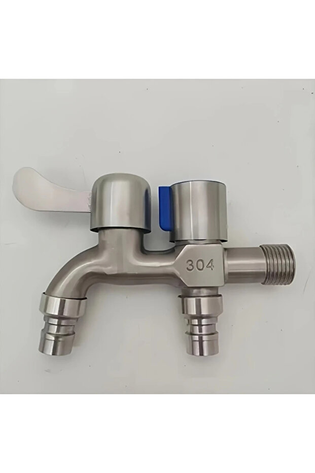1pc Washing machine faucet G1/2 interface, easy to open/close compression valve single hole installa