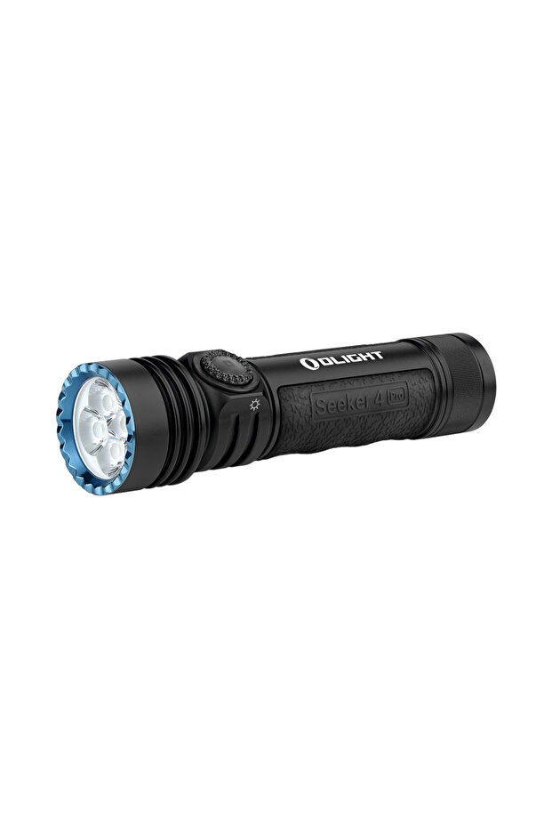 Seeker 4 Pro CW (Matte Black), 4600 Lumens LED Flashlight, 260m Beam Rechargeable Tactical Light, for Camping, Hiking, Law Enforcement