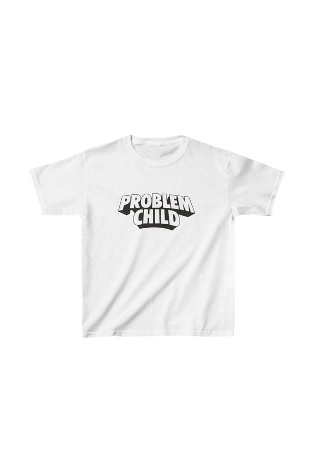Unisex Kids Printed T-Shirt - White
