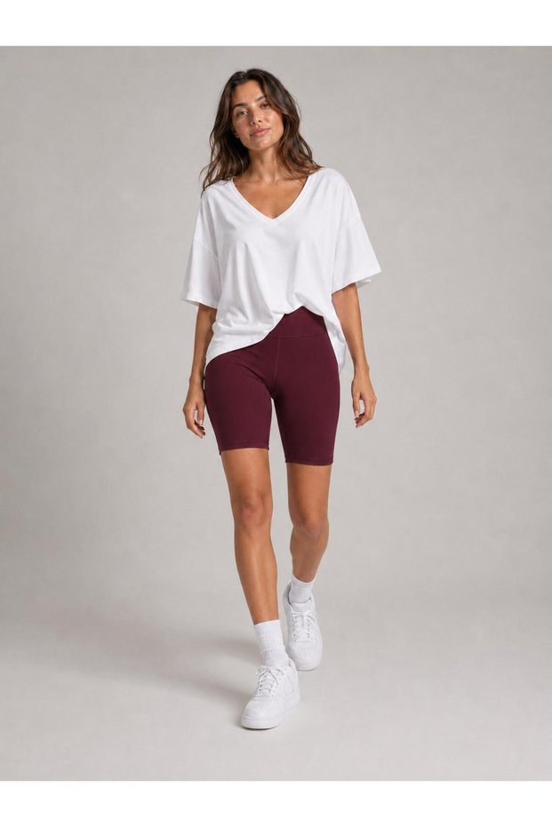 High Waist Fit Biker Sports and Casual Running Shorts Leggings