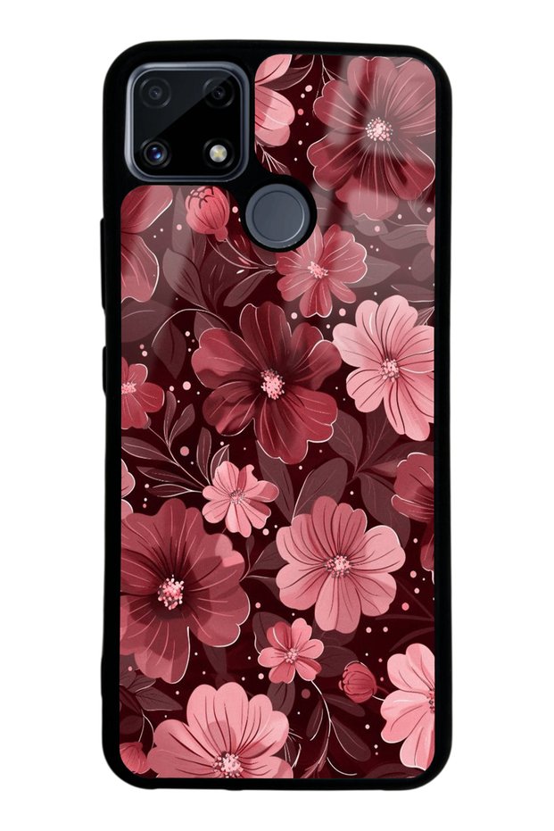 Realme C25 Velvet Burgundy Design Glossy Phone Case