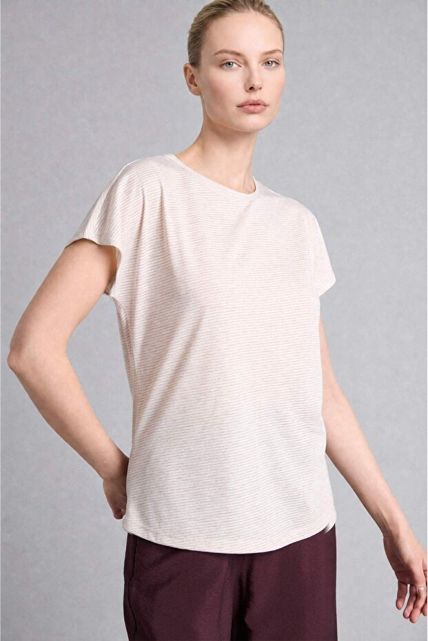 Crew Neck Short Sleeve T-Shirt H1490Ax26Sp