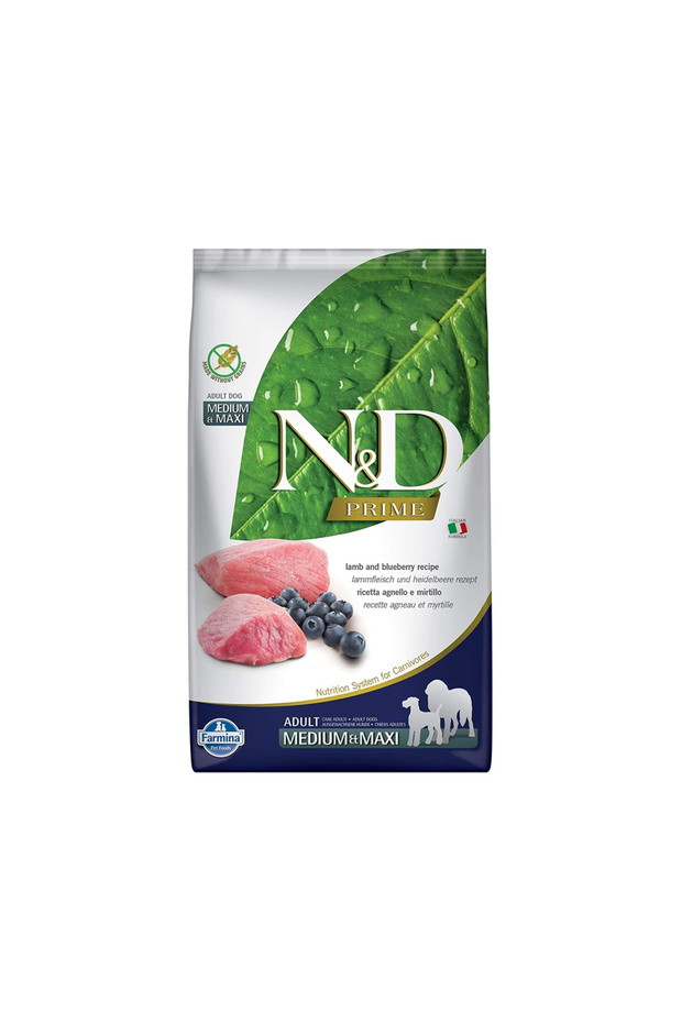Prime Dog Lamb & Blueberry Adult MED/MAXI 12Kg