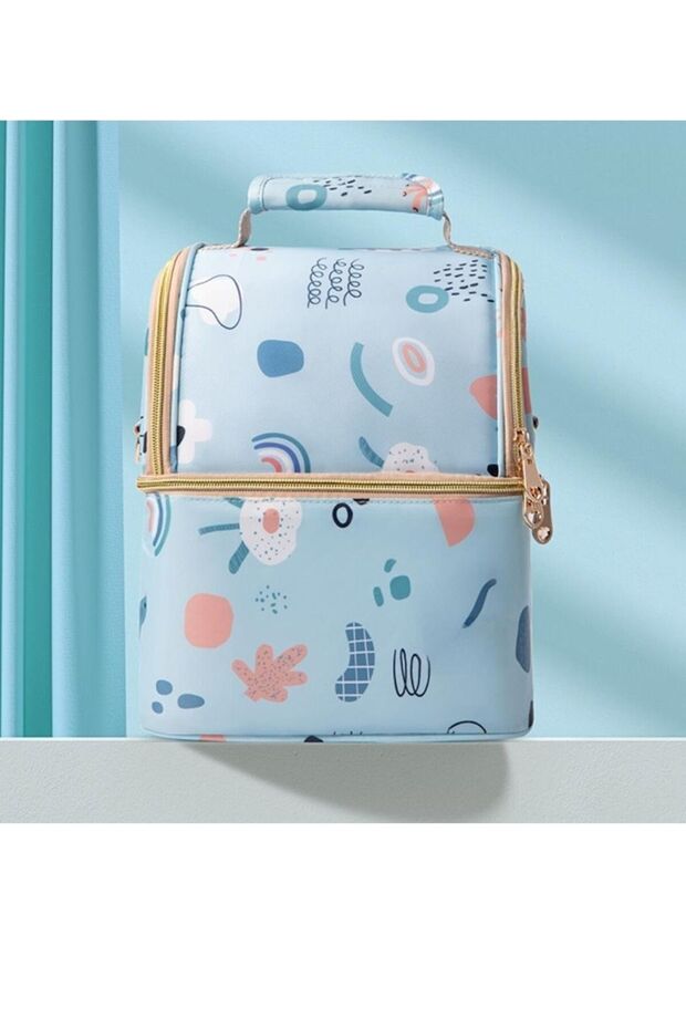 Breastmilk Cooler Bag Backpack with Cooler Waterproof and Durable Material Travel Diaper Bag