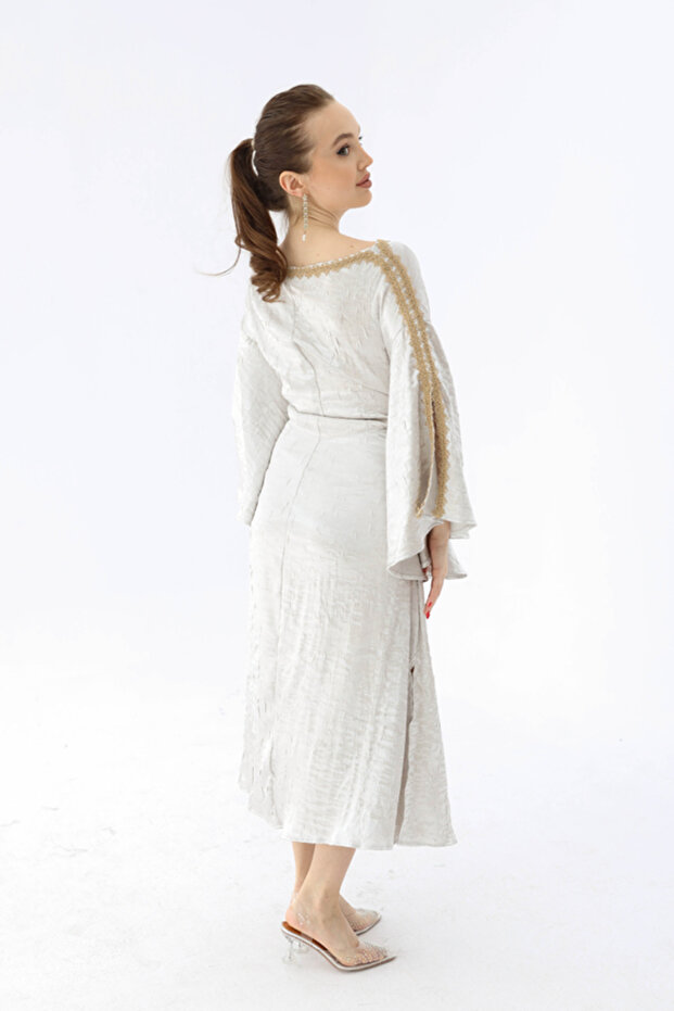 Soft Satin Kaftan - 6