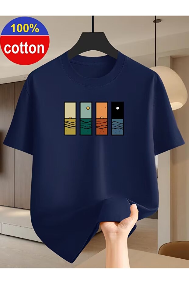 Unisex Comfortable Fit Tshrit Mixed Printed Tshirt