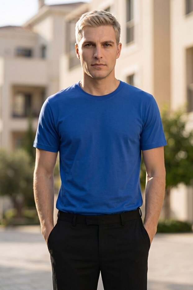 Advantageous 2-pack: men's basic t-shirt set - 3