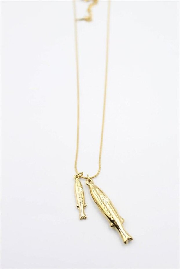 Fish Necklace - Gold