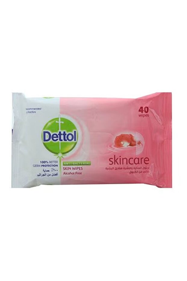 Pack Of 40 Skincare Skin Wipes White 40grams