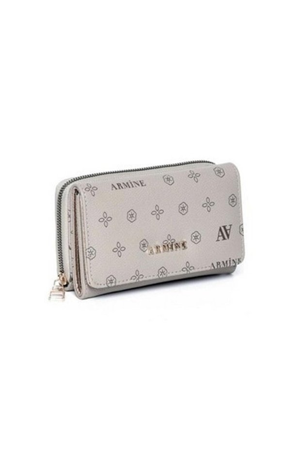 Modern Mink Color Printed Women's Wallet, Stylish and Convenient Daily Wallet