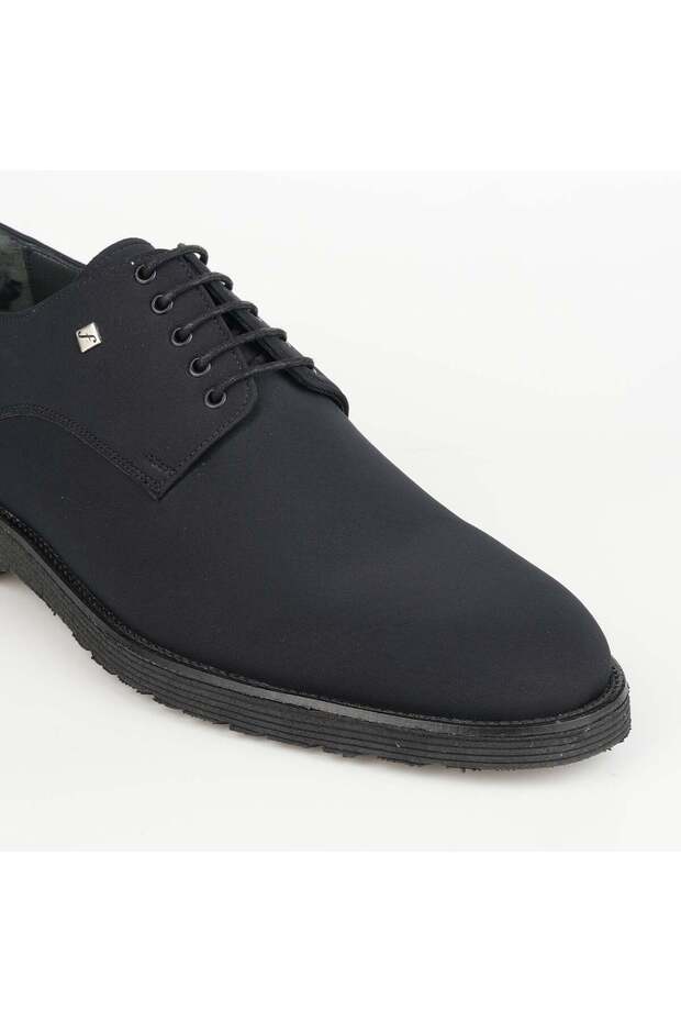 Satin Classic Casual Men's Shoes Black 2798 505
