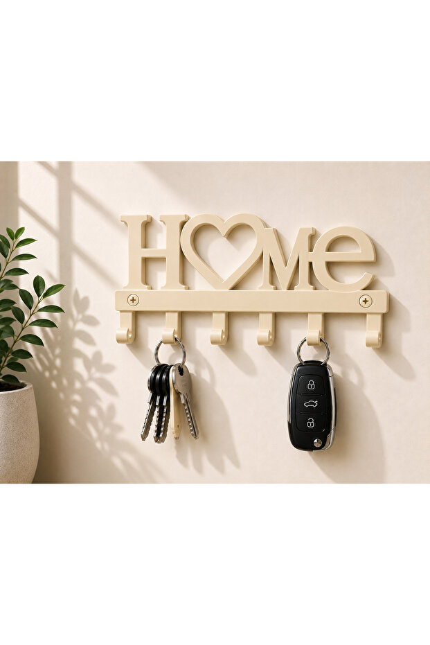 Home Designed Keychain Hanger – Decorative 3D Printed Wall Keychain 25X10 cm