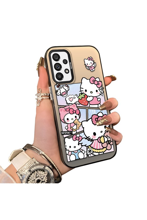 Samsung Galaxy A73 Compatible Stylish Cartoon Printed Shockproof Case