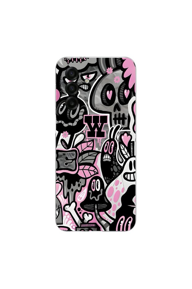 Samsung Galaxy A17 Compatible Graffiti 10 Design Transparent Case