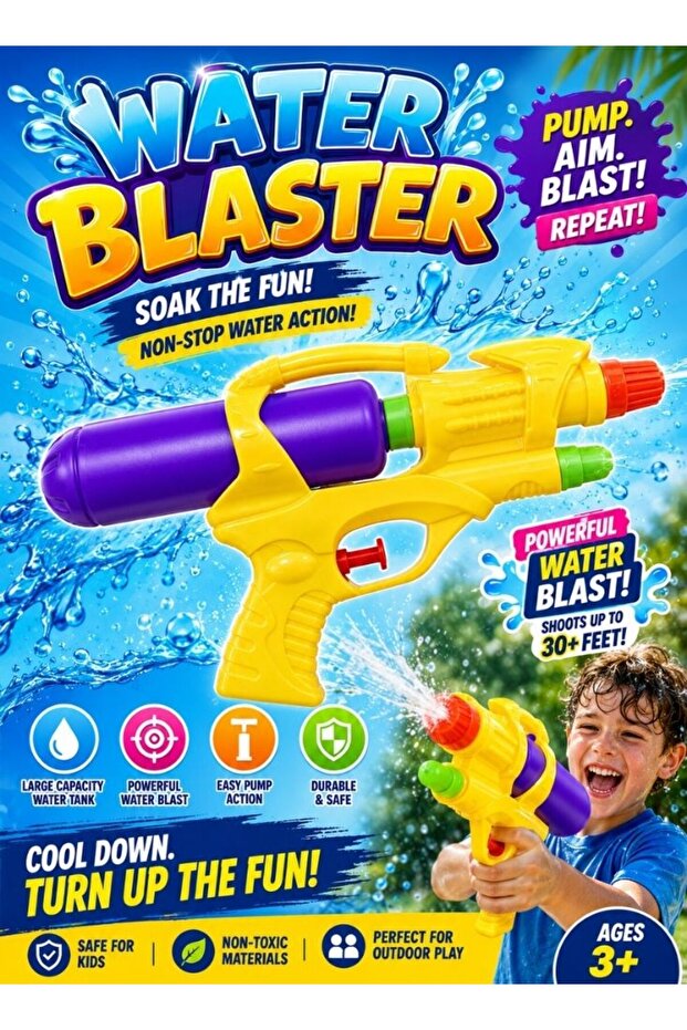 Water Blaster Pump Action Toy