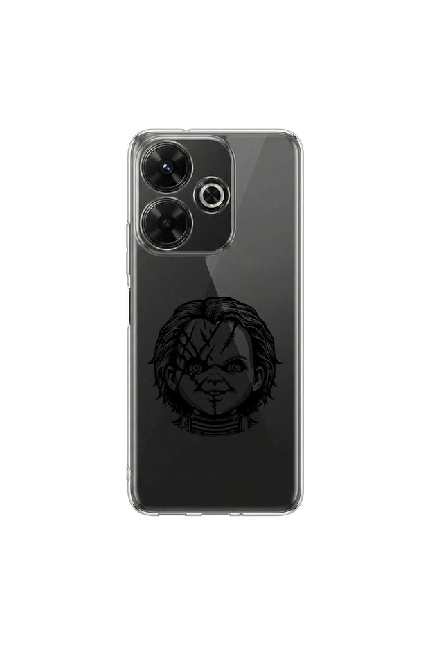 Redmi 13 Compatible Horror 4 Design Transparent Case