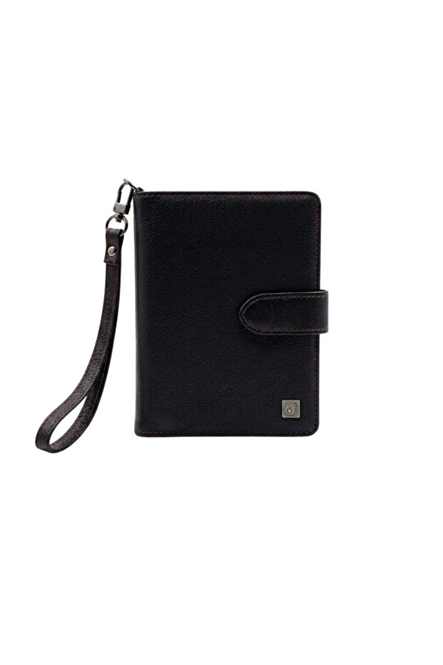 Boardingpass Black Leather Wallet and Passport Holder