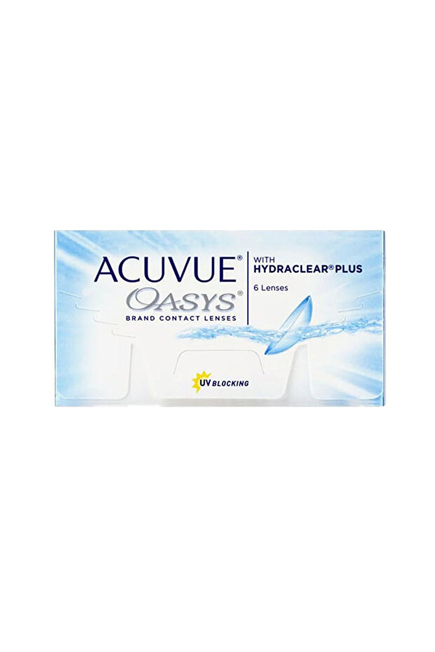 عدسات OASYS مع HYDRACLEAR PLUS اللاصقة (6 عدسات/علبة)