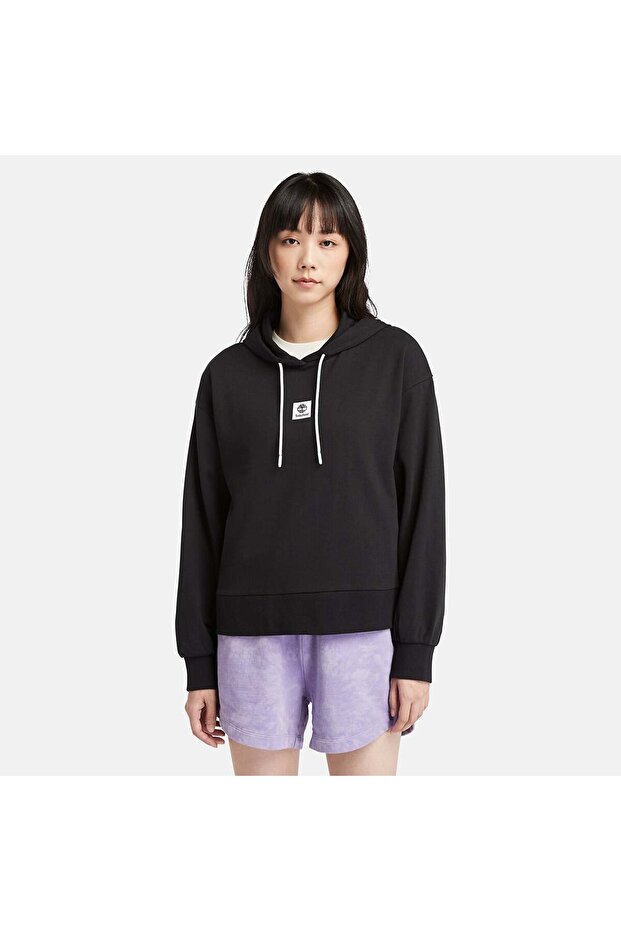 سترة نسائية من Stack Logo Loop Back Hoodie