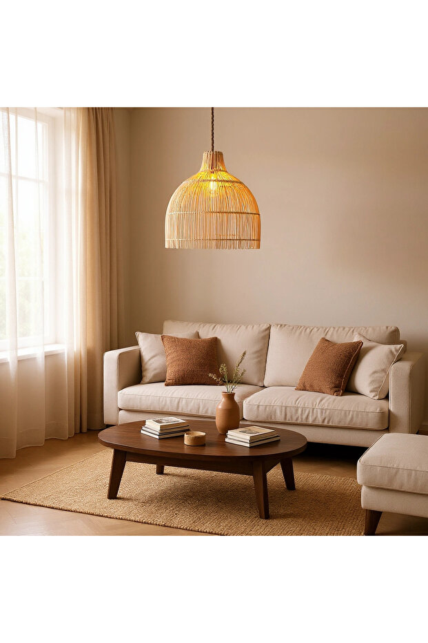 MADLEN ÇAP 50 RATTAN AVİZE