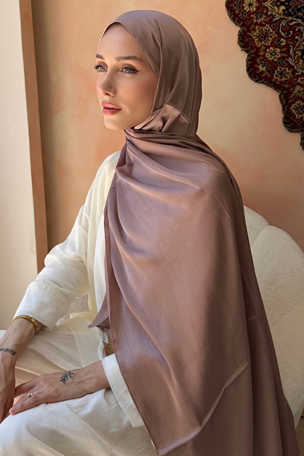 Mink Evening Dress Sapphire Silk Shawl