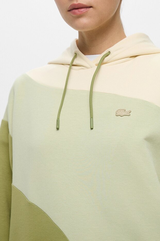 Womens Oversize Sweatshirt Loose Fit Hooded Women's Sweatshirt Green