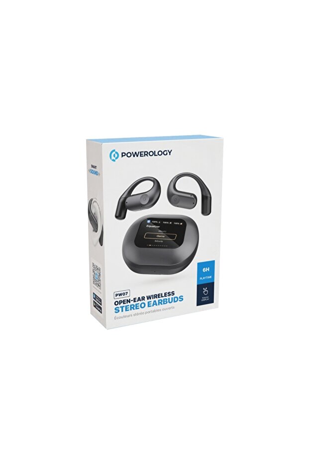 Open-Ear Wireless Stereo Earbuds Black