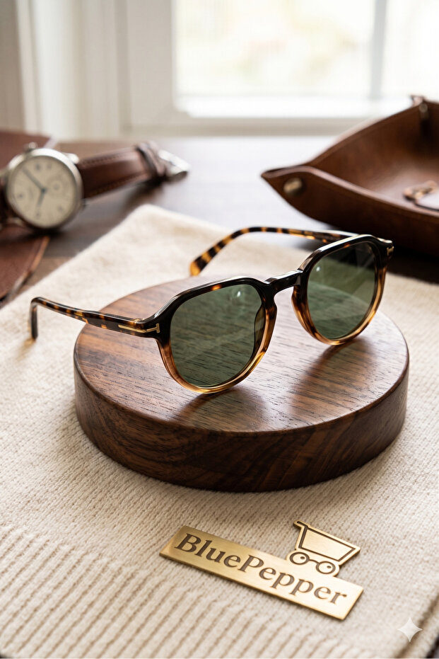 Sam | Framed Modern Sunglasses Minimalist Design Unisex Model New Season Glasses 50 Ekartman