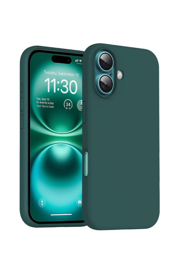 Liquid Silicone Case for iPhone 16, 6.1" Silky Soft Touch Full-Body Protective Case | WIDGETS MATRIX