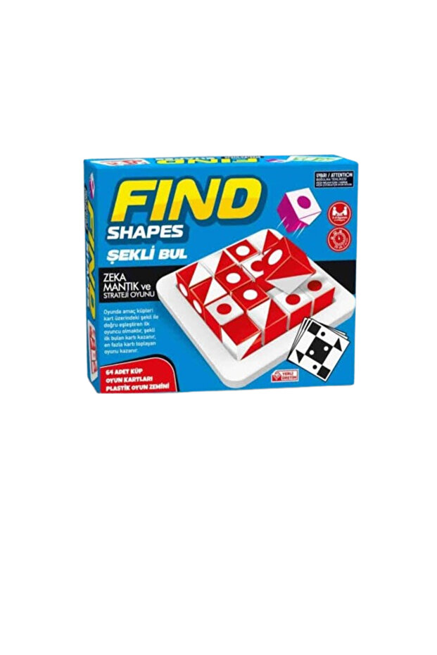 Find Shapes Colorful Cubes Intelligence-Logic Mind and Strategy Family Box Game