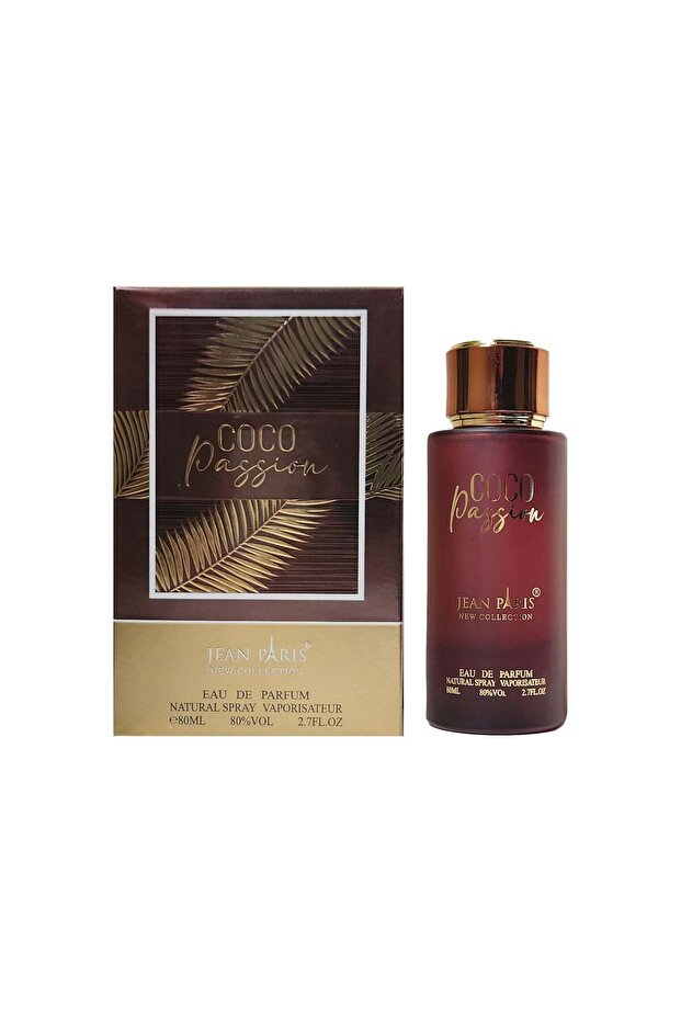 Coco Passion Eau De Parfum Spray for Unisex, 80ML (2.7Oz)