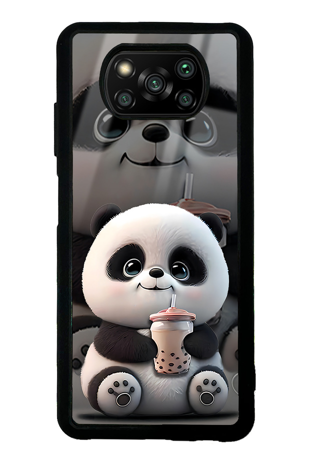 Xiaomi Poco X3 Baby Panda Design Glossy Phone Case