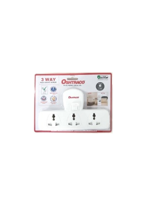 3 WAY UNIVERSAL T.SOCKET W/O SWITCH