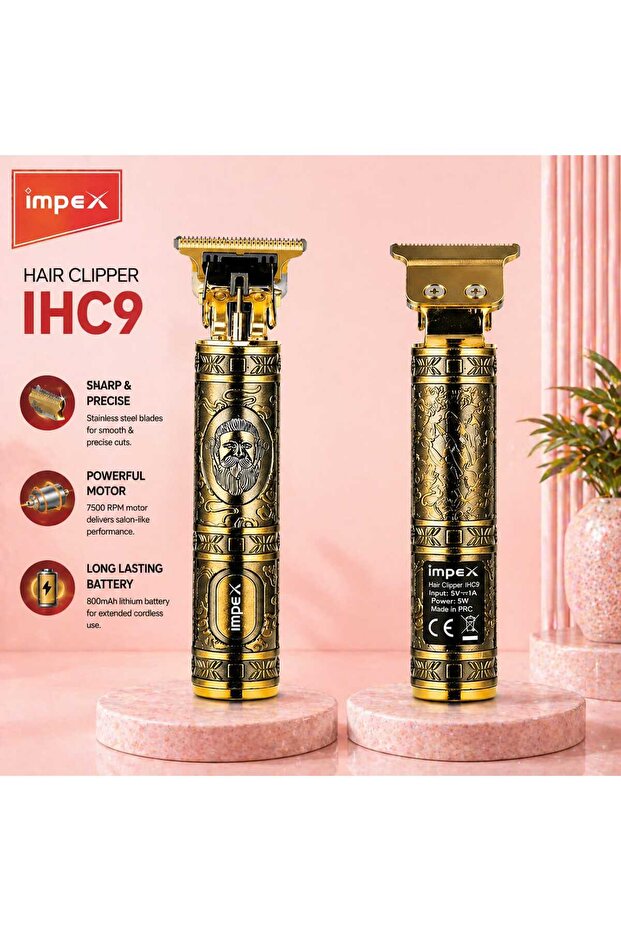 IHC9 Professional Hair Clipper With Sharp T-Blade Trimmer