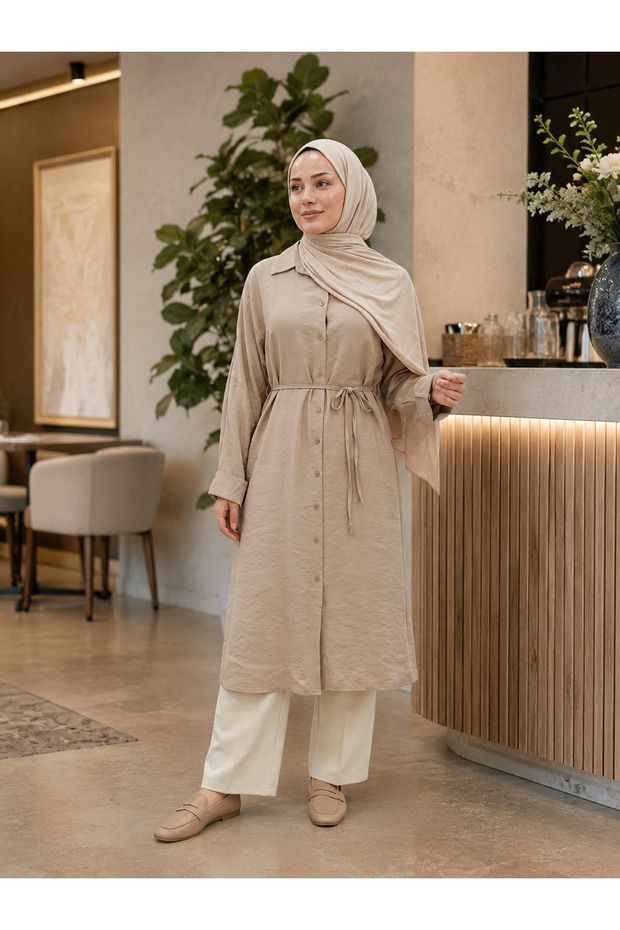تونيك بأكمام طويلة - مينك