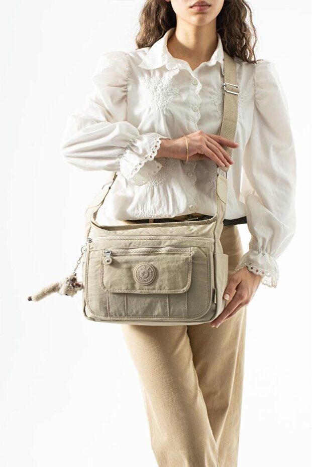 Postman School Bag Cross Strap Large Size 33*25 cm Strap Length 130 cm Multi-Pocket 571 Shoulder Bag