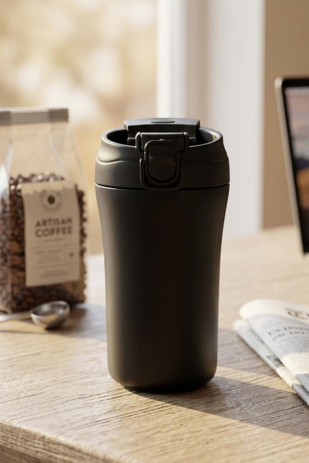 2 in 1 pipette and mug headed 450 ml stainless steel thermos