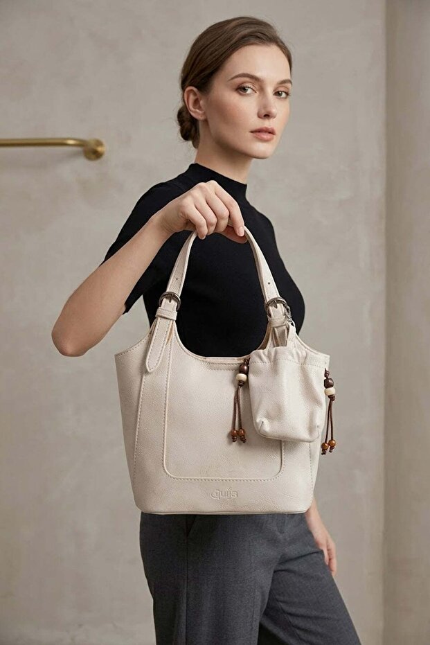 26Yc3072 Women's Shoulder Bag White