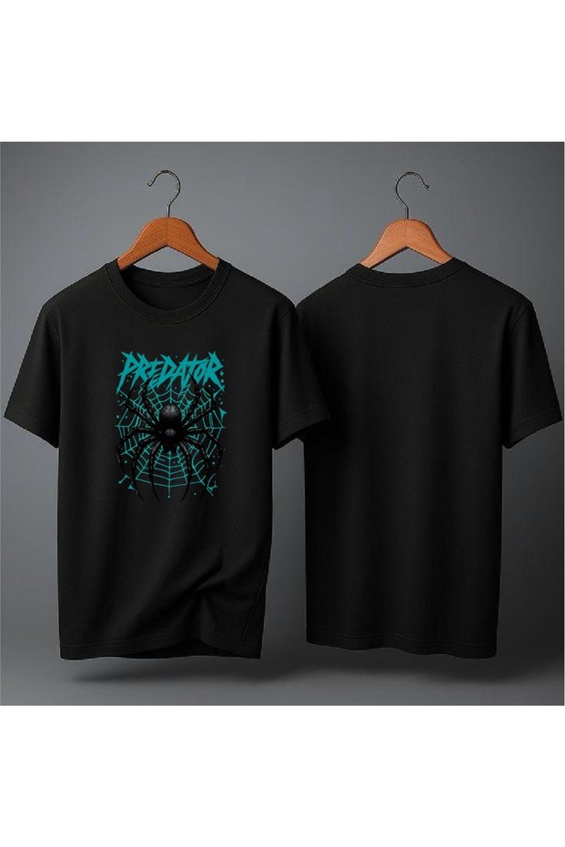 Predator Spider Printed Oversized T-Shirt