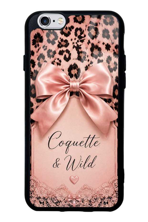 iPhone 6S Coquette Wild Bow Design Glossy Phone Case