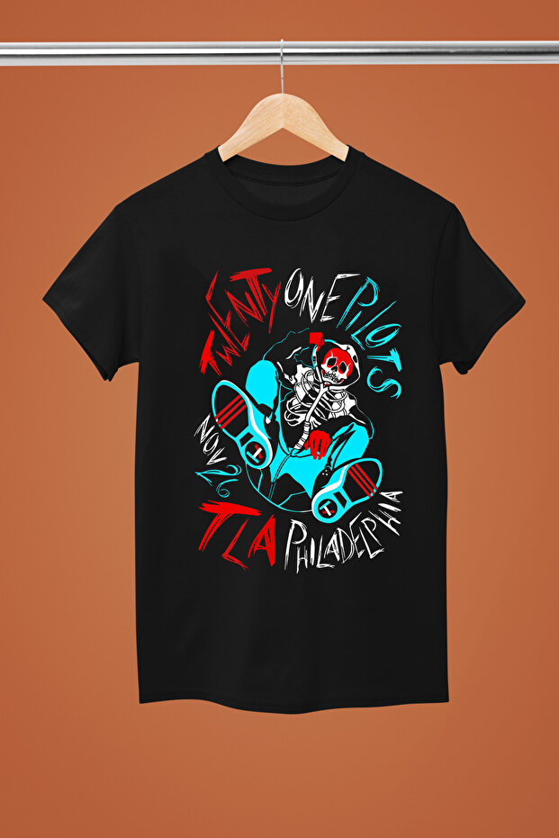 Twenty One Pilot Printed Cotton Short Sleeve Regular Fit Rock Tshirt