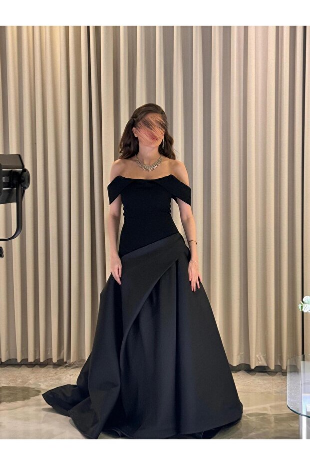 soft black dress