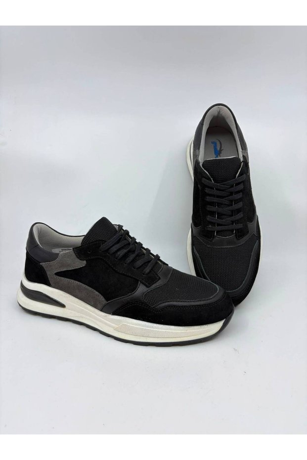 Black Suede Men's Leather Shoes