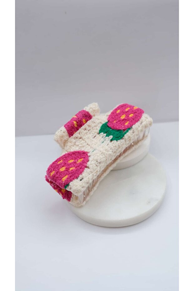 Knitted Crochet Patterned Latch Buckle