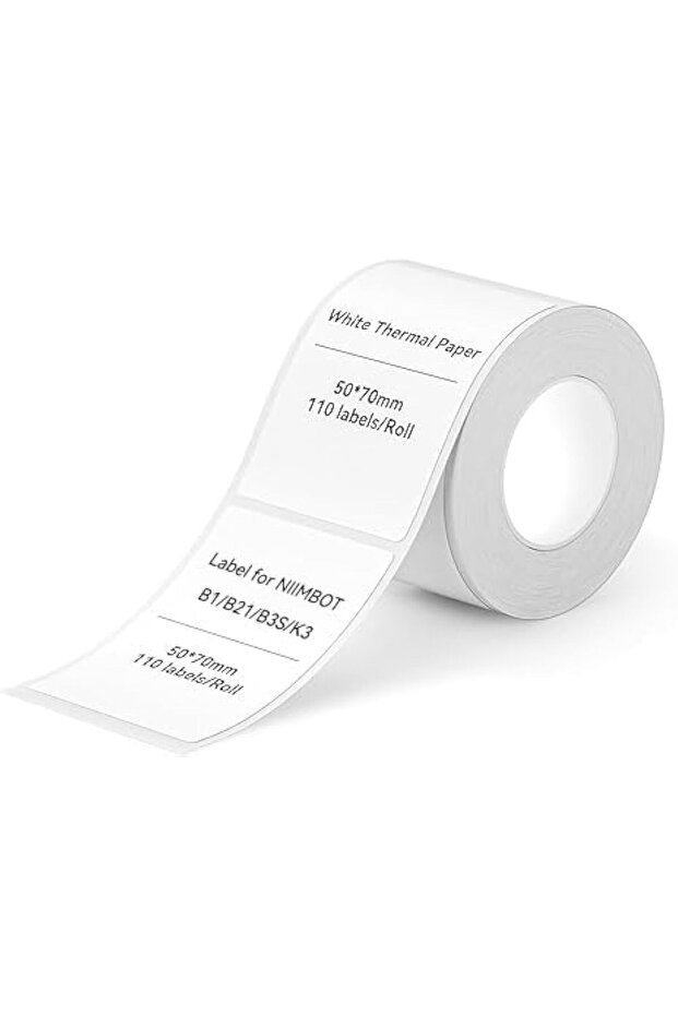 Labels, 1.97"*2.76" (50x70mm) 110 Labels/Roll Self-Adhesive Thermal Label for B1/B21/B3S/B31/K3