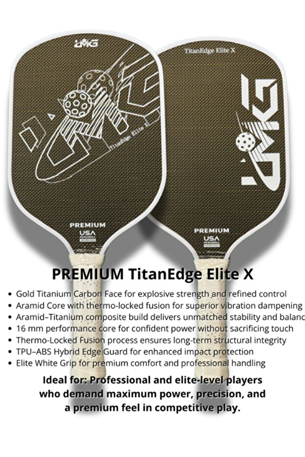 Premium Carbon Fiber Pickleball Paddle with Honeycomb Core