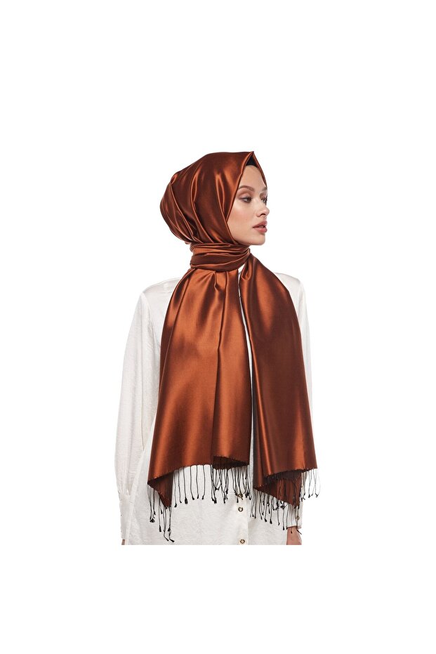 New Copper Double-Sided Silk Shawl 927