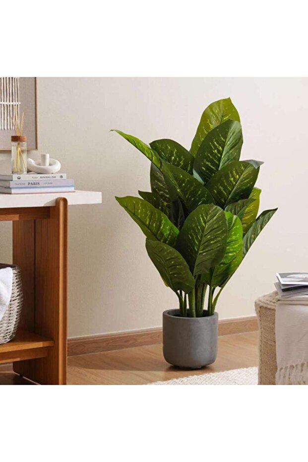 Artificial Diffenbachia Tree H110cm- Green