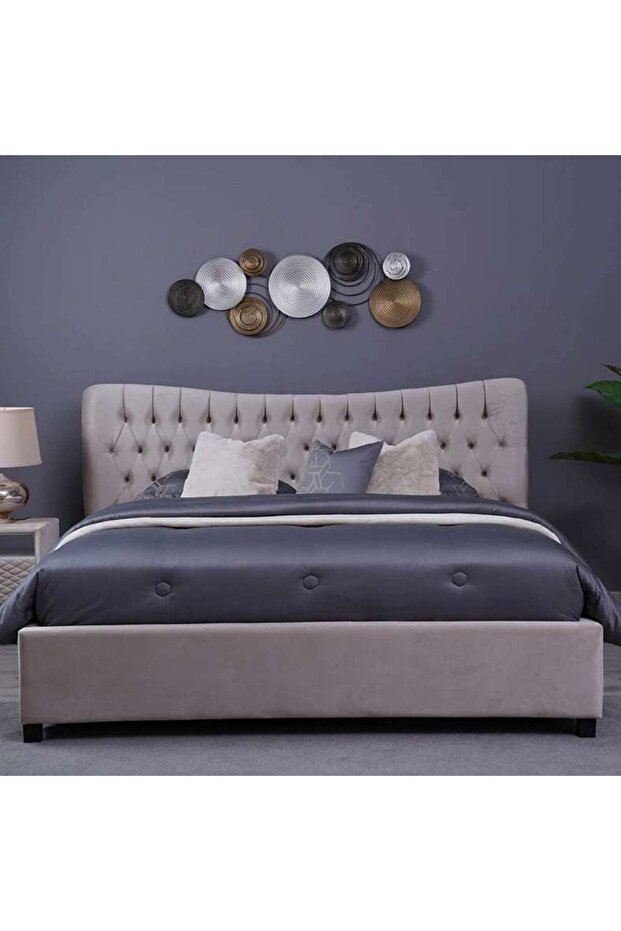 Mars Headboard Velvet Beige L-180 : H-125 Cm