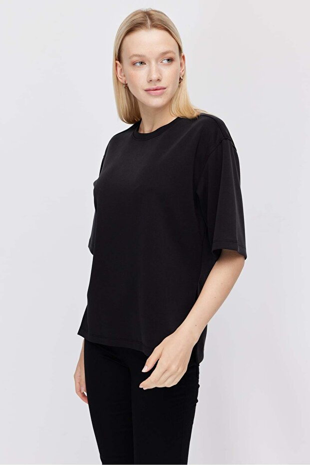 Γυναικείο μπλουζάκι Basic Crew Neck - 4